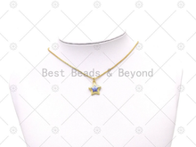 Load image into Gallery viewer, Colorful Enamel Five Point Star Shape Pendant,18K Gold Filled Star Charm, Necklace Bracelet Charm Pendant, Sku#JD26