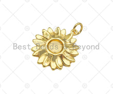 Load image into Gallery viewer, Gold Filled Daisy Flower Shape Pendant/Charm, 18x20mm,Sku#F1401C