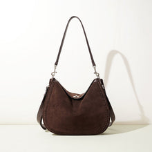Load image into Gallery viewer, Genuine Suede Leather Crossbody Bag