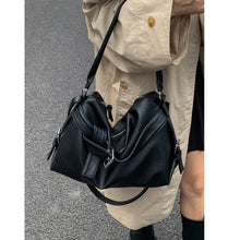 Load image into Gallery viewer, Retro Biker Underarm Bag – High-Capacity Edgy Crossbody
