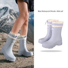 Load image into Gallery viewer, Women's Waterproof Tall Rain Boots | Non-Slip Knee-High &amp; Mid-Calf | All-Season