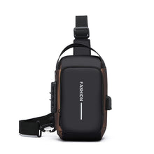 Load image into Gallery viewer, Men's Waterproof Crossbody Chest Bag with USB Charging Port - Anti-Theft Sling Shoulder Bag