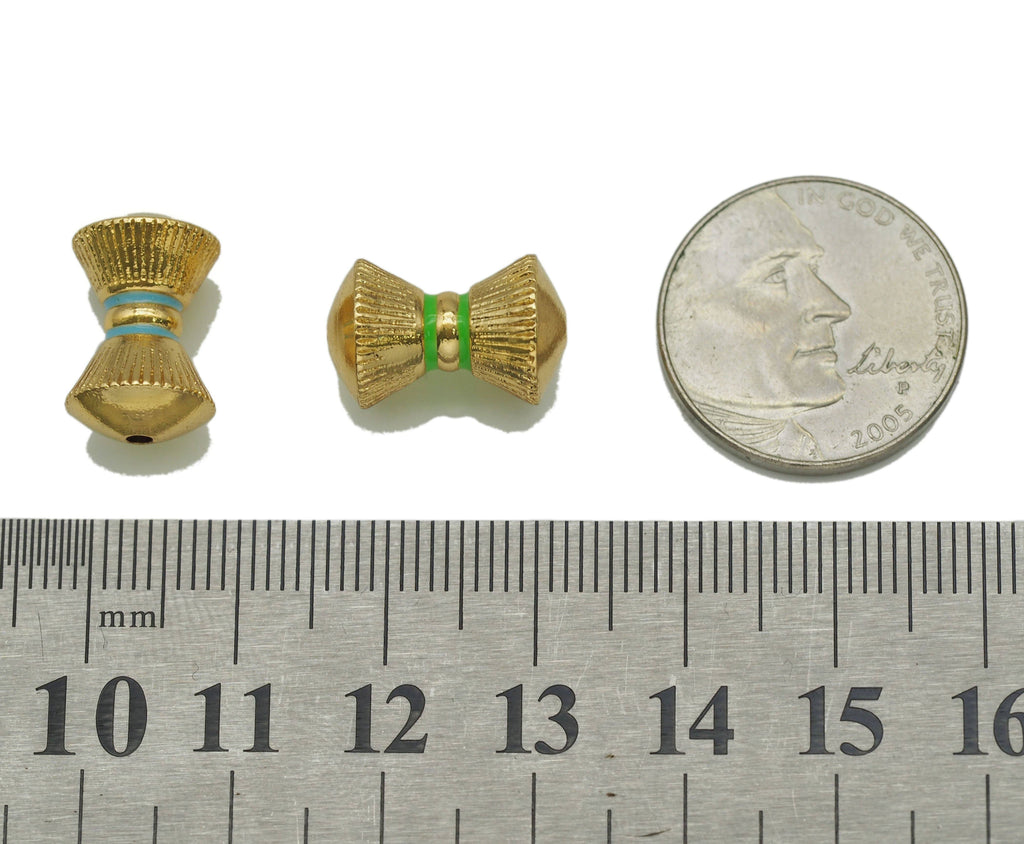 Enamel Spacer Beads, Sku#LK652