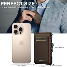 Load image into Gallery viewer, RFID Blocking Metal Card Holder - Anti-Scan Slim Wallet for Men &amp; Women