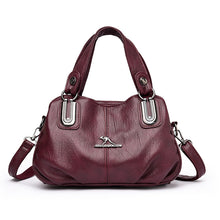 Load image into Gallery viewer, Women's Soft PU Leather Bucket Handbag – Retro European Style