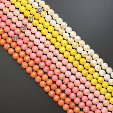Load image into Gallery viewer, Jade with Golden Line Round Smooth Beads, Sku#U1890