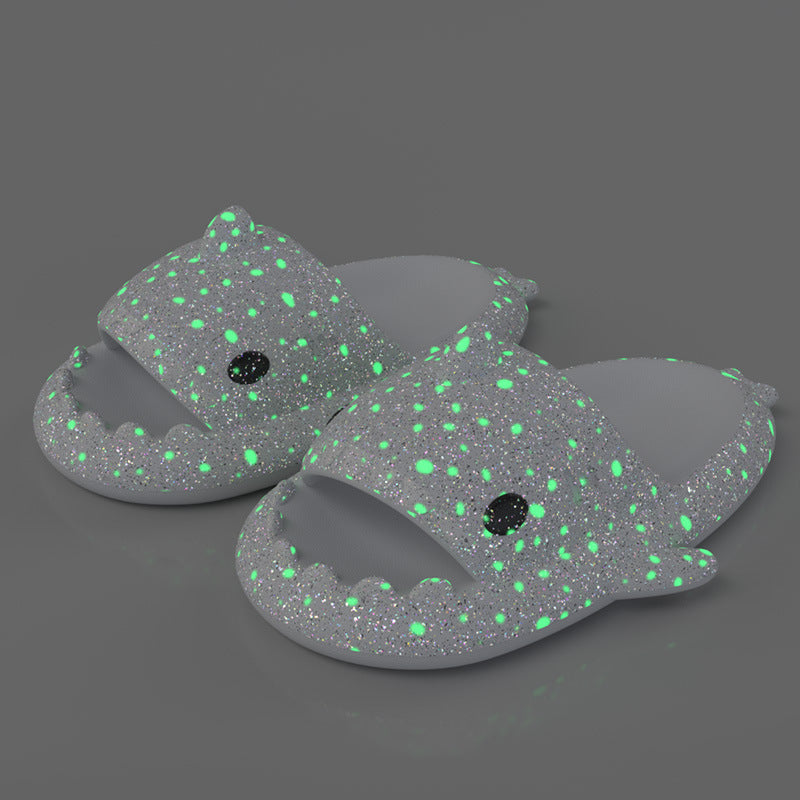 Shark Slippers Glow House Slippers