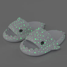 Load image into Gallery viewer, Shark Slippers Glow House Slippers