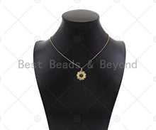 Load image into Gallery viewer, Gold Filled Daisy Flower Shape Pendant/Charm, 18x20mm,Sku#F1401C