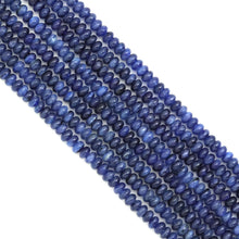 Load image into Gallery viewer, 4x7mm Genuine Kyanite Rondelle Smooth Beads, Sku#U1939