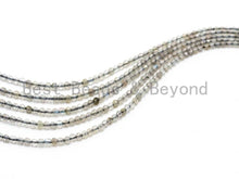 Load image into Gallery viewer, High Quality Natural Gray Labradorite Round Faceted beads, SKU#U72