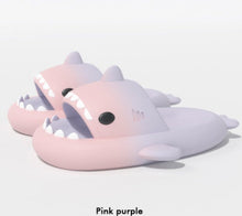 Load image into Gallery viewer, Men's Gradient Shark Slippers | EVA Non-Slip Cartoon Home Bathroom Slides