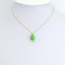 Load image into Gallery viewer, Green Enamel Papaya Charm Pendant,Sku#LK1236