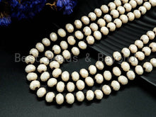 Load image into Gallery viewer, 60 inches/36inches Hand-Knotted Beige Crystal Necklace, D5