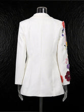 Load image into Gallery viewer, Elegant Three-dimensional Floral Embroidered Blazers
