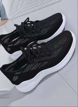 Load image into Gallery viewer, Flyknit Mesh Slip-On Athletic Shoes – Breathable Cushioned Unisex Sneakers