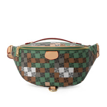 Load image into Gallery viewer, Women's Retro Plaid Crossbody Shoulder Bag - PU Leather Casual Handbag with Adjustable Strap