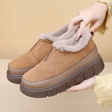 Load image into Gallery viewer, Women's Insulated Snow Boots – Soft Sole Slip-On Winter Boots | Black, Khaki, Brown