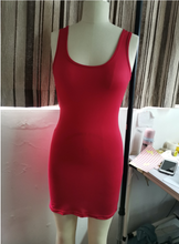 Load image into Gallery viewer, Candy Color Hip-Wrapped Sleeveless Strap Dress Women Dress