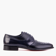 Load image into Gallery viewer, The Arven Navy Python Leather Men Shoe