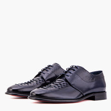 Load image into Gallery viewer, The Arven Navy Python Leather Men Shoe