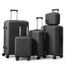 Load image into Gallery viewer, 5-Piece Lightweight Luggage Set with Lock – 12/16/20/24/28 Inch