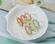 Load image into Gallery viewer, Evil Eye Stackable ring, Sku#X305