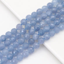 Load image into Gallery viewer, Genuine Round Faceted Aquamarine, 6mm/8mm/10mm, Sku#U1637