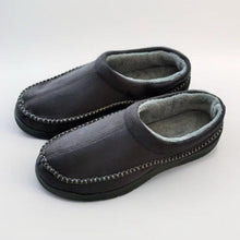 Load image into Gallery viewer, Men's Non-Slip Warm Fleece-Lined Suede Home Slippers | Indoor House Shoes