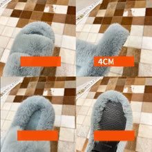 Load image into Gallery viewer, Women's Fuzzy House Slippers | Faux Fur Fluffy Bedroom Slides