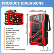 Load image into Gallery viewer, 3000A 21V Car Jump Starter &amp; 150PSI Tire Inflator 2-in-1 Portable Compressor