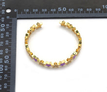 Load image into Gallery viewer, CZ Enamel Star Adjustable Bracelet, Sku#X362