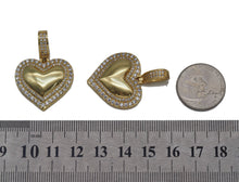 Load image into Gallery viewer, CZ Heart Charm, Sku#LK631