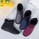 Women's Waterproof Mid-Calf Snow Boots | Wool-Lined Zip Winter Boots