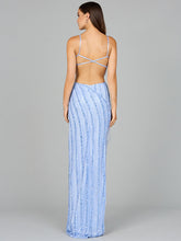 Load image into Gallery viewer, Cutout Beaded Gown with Fringes