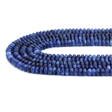 Load image into Gallery viewer, 4x7mm Genuine Kyanite Rondelle Smooth Beads, Sku#U1939