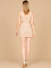 Load image into Gallery viewer, V-Neck Short Dress with Cutouts