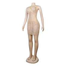 Load image into Gallery viewer, Sexy Slim Fit Rhinestone Tassel Dress