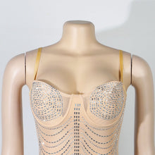 Load image into Gallery viewer, Sexy Slim Fit Rhinestone Tassel Dress