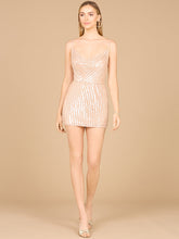 Load image into Gallery viewer, Sequin Cowl Neck Mini