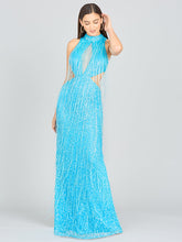 Load image into Gallery viewer, Carrie Fringe Beaded Dress  - OUTLET