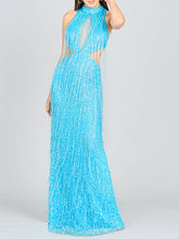 Load image into Gallery viewer, Carrie Fringe Beaded Dress  - OUTLET