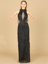 Load image into Gallery viewer, Carrie Fringe Beaded Dress  - OUTLET