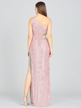 Load image into Gallery viewer, Wendy Beaded Fringe Gown