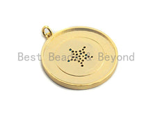 Load image into Gallery viewer, Enamel Star On Coin Charms,Enamel Pendant,Enamel Coin Pendant, Oil Drop jewelry Findings,29x32mm,sku#F936
