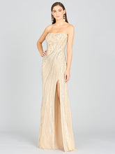 Load image into Gallery viewer, Freddy Strapless Beaded Gown