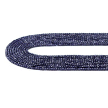 Load image into Gallery viewer, 2x2mm Faceted Cube Blue Goldstone Beads, Sku#U1795