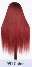 Load image into Gallery viewer, Red Rose Black 24' Highlights Body Wave Human Black Lace Front Human Hair Wigs