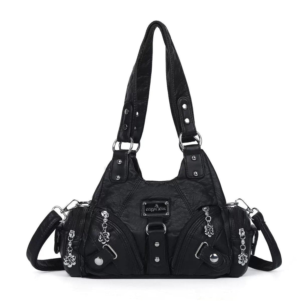 Leopard Print One-Shoulder Crossbody Bag - Women's Fashion Shoulder Bag with Adjustable Strap