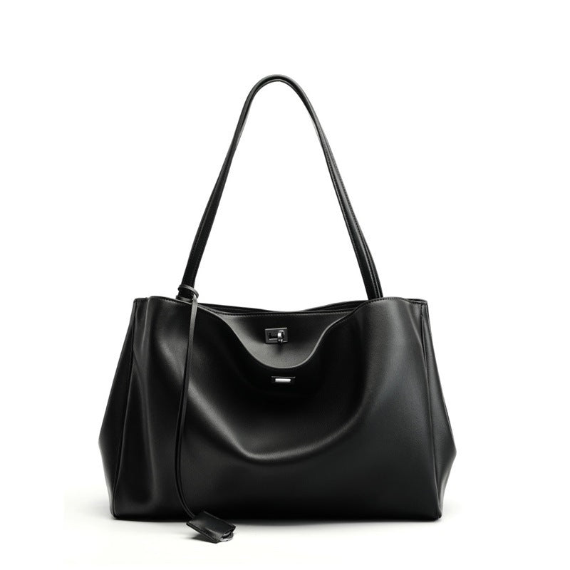Women's Leather Crossbody Bag | Shoulder & Hand-Carry Bag with Buckle Detail